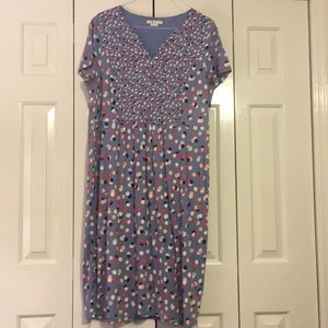 Boden floral shift dress